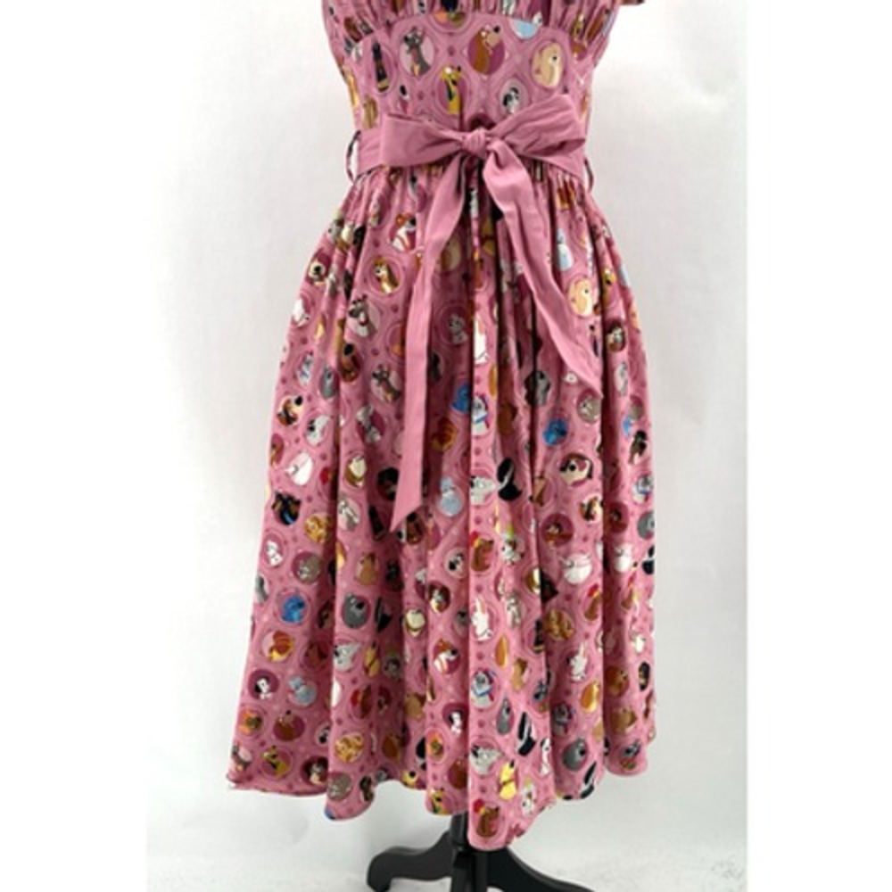 Disney Parks Dress Shop Pink Dogs Dress Size S Dooney Bourke Cosplay Princess - Picture 7 of 12